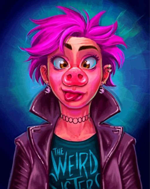 Nymphadora Tonks Art Paint by number