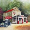 Old Esso Station paint by number