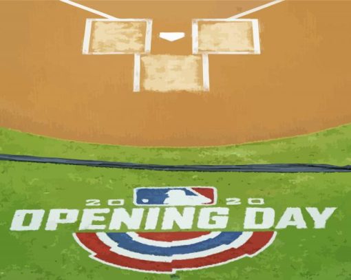 Opening Day paint by number