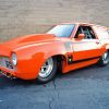 Orange Pinto Car paint by number