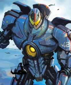 Pacific Rim Jaeger paint by number