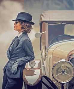 Peaky Blinders Polly Gray paint by number