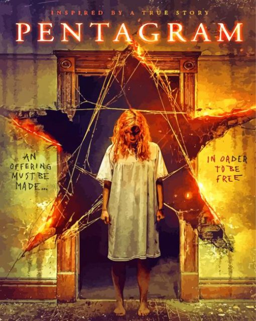 Pentagram Movie Poster paint by number