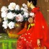 Peonies William Merritt Chase paint by number