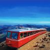 Pikes Peak Railway Colorado Mountain paint by number