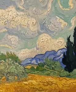 Plantation Of Creativity Van Gogh Landscape paint by number
