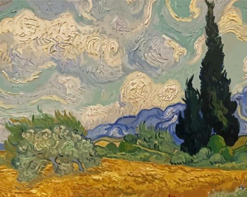 Plantation Of Creativity Van Gogh Landscape paint by number