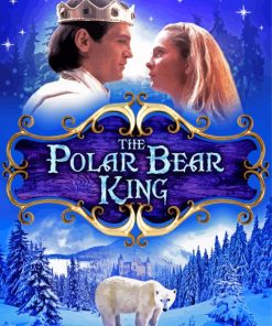 Polar Bear King Poster paint by number