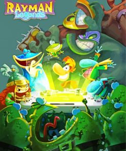 Rayman Legends Video Game Paint by number
