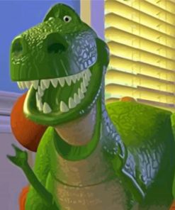 Rex Toy Story Cartoon paint by number