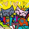 Romero Britto Cats paint by number