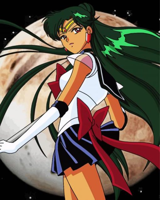 Sailor Pluto Sailor Moon paint by number