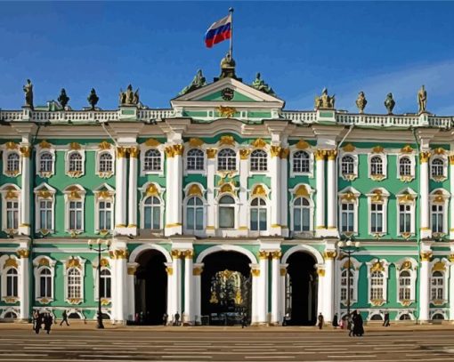Saint Petersburg Hermitage Museum paint by number