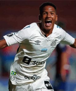 Santos FC Football Player Paint by number