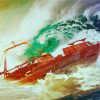 Ship Wrecks Art paint by number