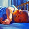 Sleeping Baby Boy Art paint by number