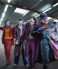 The Jokers Characters paint by number
