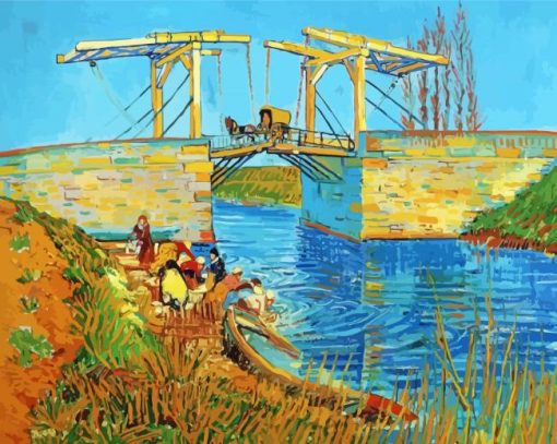 Van Gogh Bridge At Arles paint by number