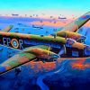 Vickers Wellington Bomber paint by number