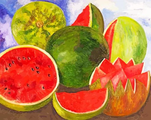 Watermelons Frida Kahlo Paint by number