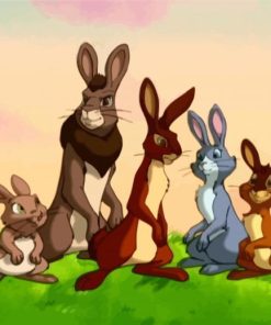 Watership Down Characters paint by number