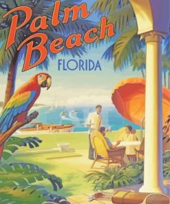 West Palm Beach Poster paint by number