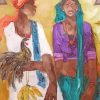 Abstarct Indian Man And Woman paint by number