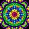 Aesthetic Abstract Mandala paint by number