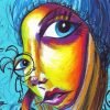 Aesthetic Abstract Weird Eyes Art paint by number