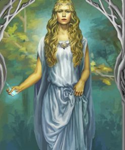 Aesthetic Lord Of The Rings Galadriel paint by number