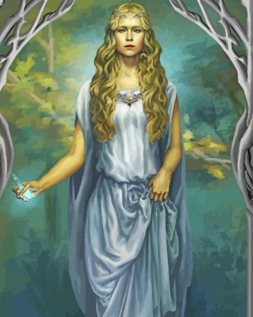 Aesthetic Lord Of The Rings Galadriel paint by number