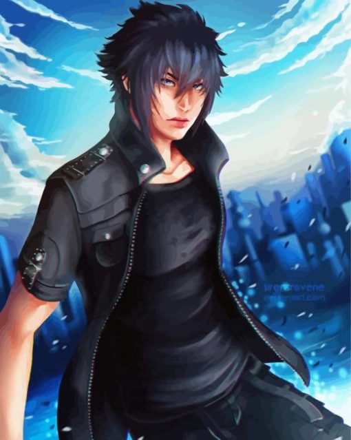 Aesthetic Noctis Lucis Caelum paint by number