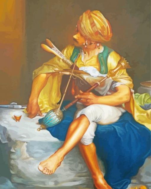 Aesthetic Indian Man paint by number