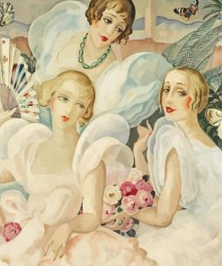 Aesthetic Women In White Gerda Wegener paint by number