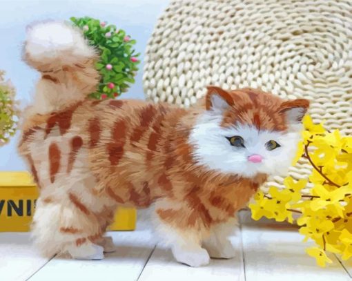 Beautiful Toy Cats paint by number