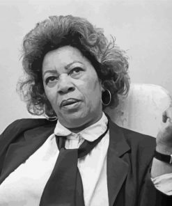 Black And White Toni Morrison paint by number