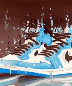 Blue Jordans paint by number
