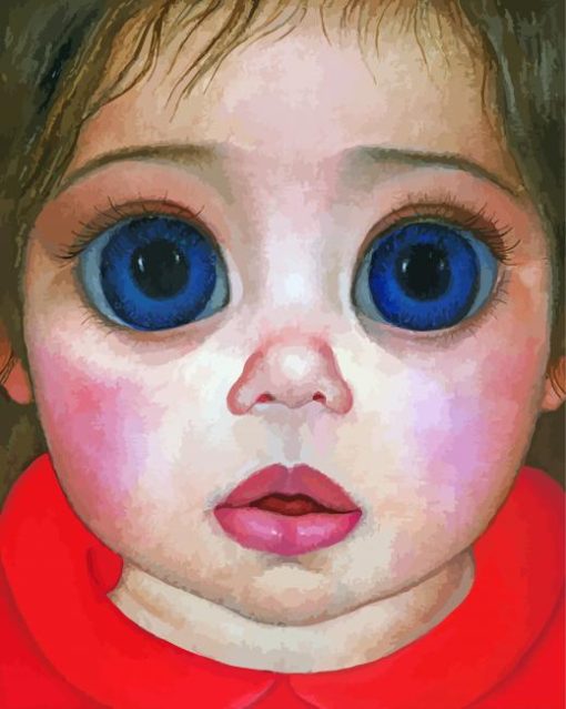 Bonnie By Margaret Keane paint by number