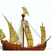 Caravel Ship paint by number
