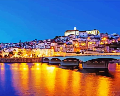 Coimbra Portugal paint by number