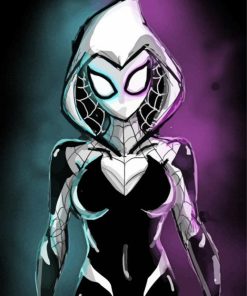Cool Ghost Spider paint by number