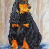 Cute American Cocker Spaniel paint by number