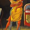 Dancing Couple Ernie Barnes paint by number