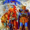 Dragonlance Dragons Of Winter Night paint by number