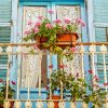 Flower Balcony Italy paint by number