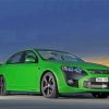 Green Ford FPV F6 paint by number