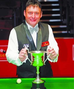 Jimmy White Snooker paint by number