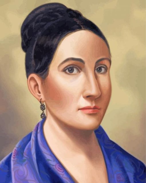 Josefa Ortiz De Dominguez Face paint by number