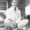 Old Katharine Hepburn Actress paint by number