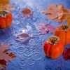 Persimmon Under Rain paint by number